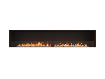 FLEX 104SS - Bioethanol steel Fireplace insert with Panoramic Glass by EcoSmart Fire - view 3